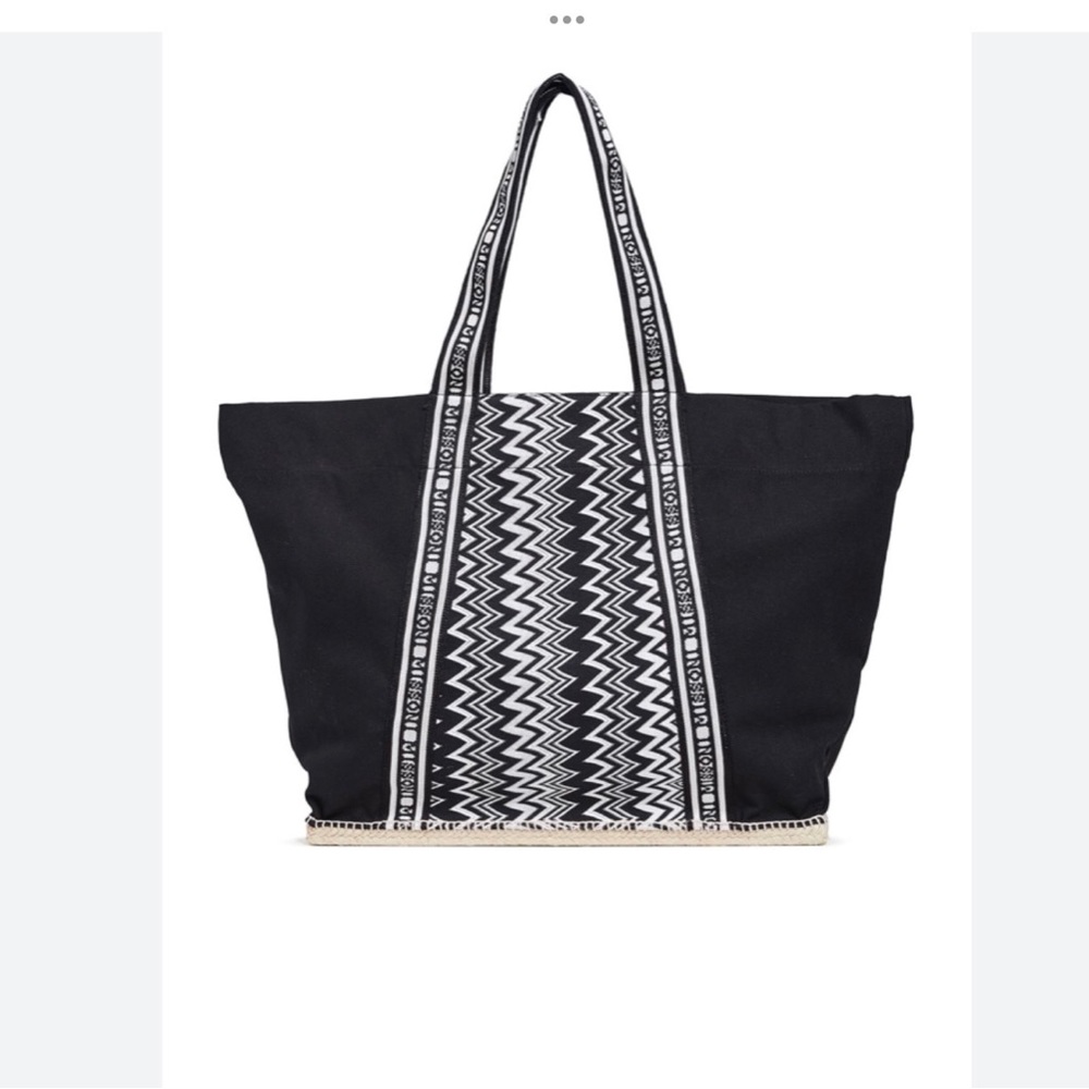 Missoni Castaner X chevron beach tote NWOT attached